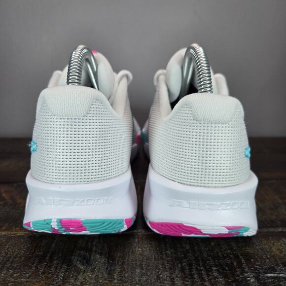 Nike Athletic Shoes White Pink Teal - Picture 4 of 12